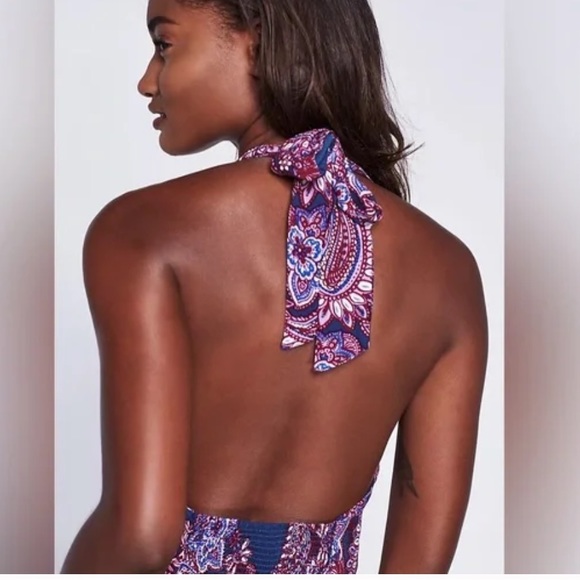 2/$40 Free People Forever Young Crop Halter Top - Picture 7 of 7